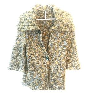 Button Thick Wool Sweater